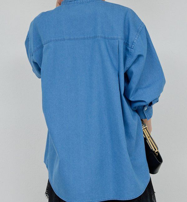  「デニムボウタイブラウス」|シャツ・ブラウス|