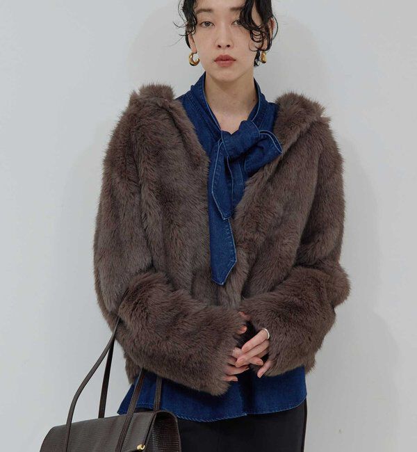  「デニムボウタイブラウス」|シャツ・ブラウス|