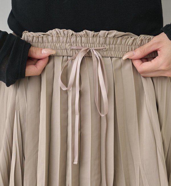 「タフタプリーツスカート」|スカート|