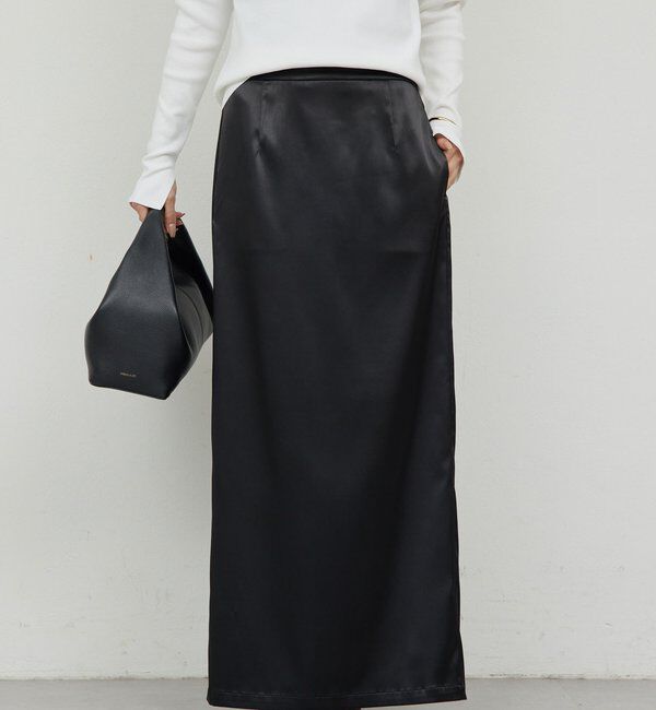  「【ルミネ限定カラー】【手洗い可能】ストレッチサテンタイトスカート」|スカート|
