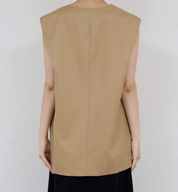  「【HERITANOVUM】【スリーピース対応】ウーステッドウールベスト」|ベスト・ジレ|