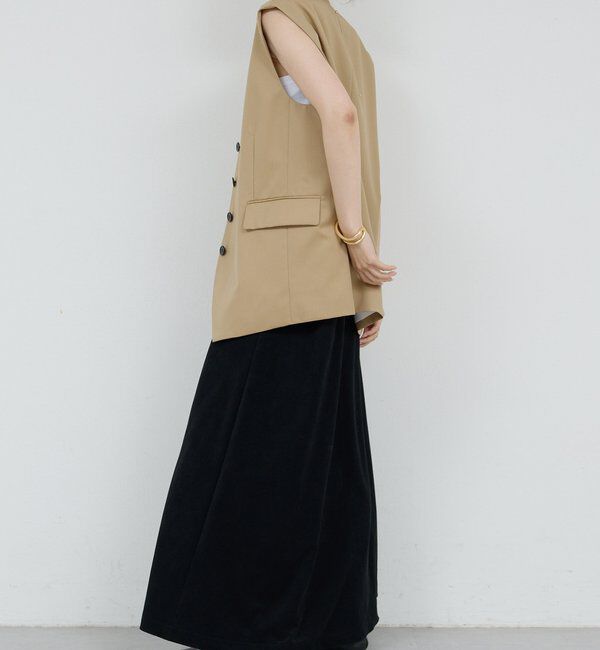  「【HERITANOVUM】【スリーピース対応】ウーステッドウールベスト」|ベスト・ジレ|