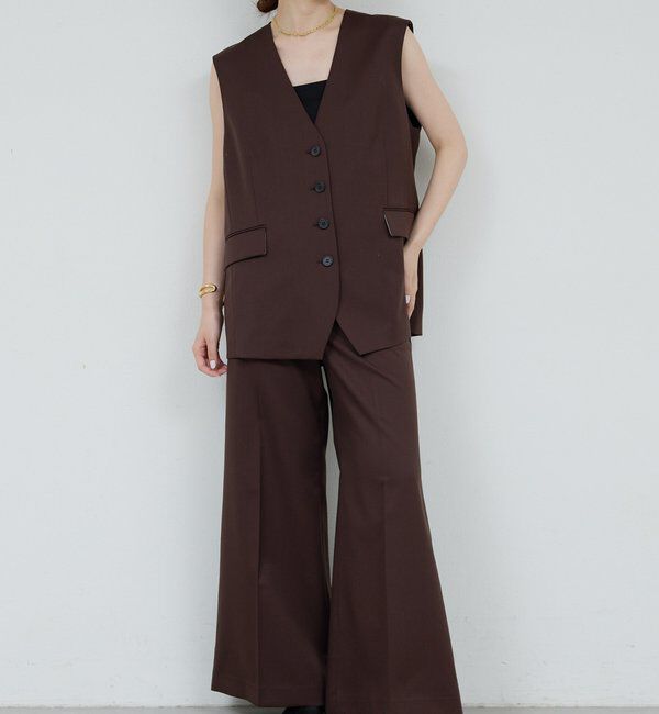  「【HERITANOVUM】【スリーピース対応】ウーステッドウールベスト」|ベスト・ジレ|