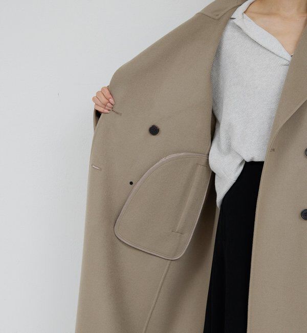  「【HERITANOVUM】ウールカシミヤチェストリバーコート」|その他|