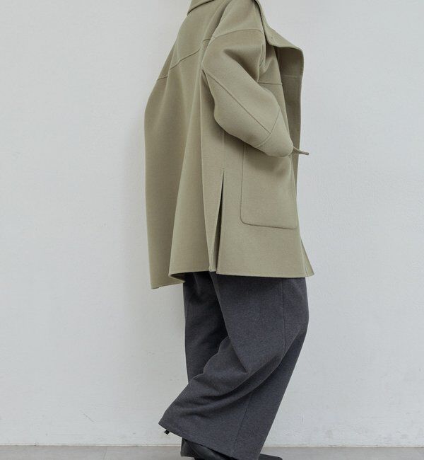  「【HERITANOVUM】スタンドカラーリバーコート」|その他|