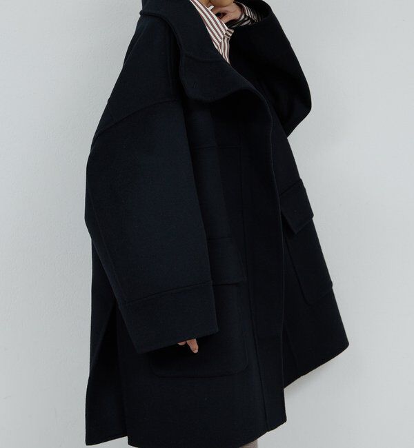  「【HERITANOVUM】スタンドカラーリバーコート」|その他|