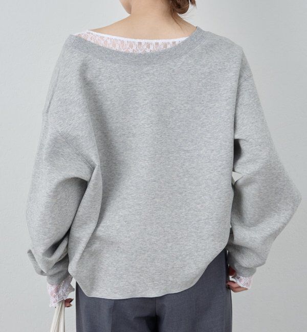  「【新色BR登場！】【大人のスウェット】ボートネックスウェット」|Tシャツ・カットソー|