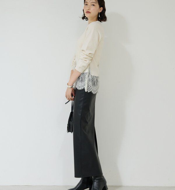  「【25th記念アイテム】レースコンビニット」|ニット・セーター|