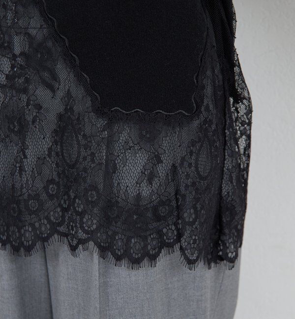  「【25th記念アイテム】レースコンビニット」|ニット・セーター|