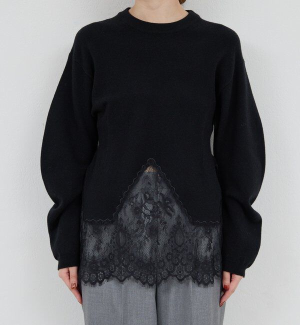  「【25th記念アイテム】レースコンビニット」|ニット・セーター|