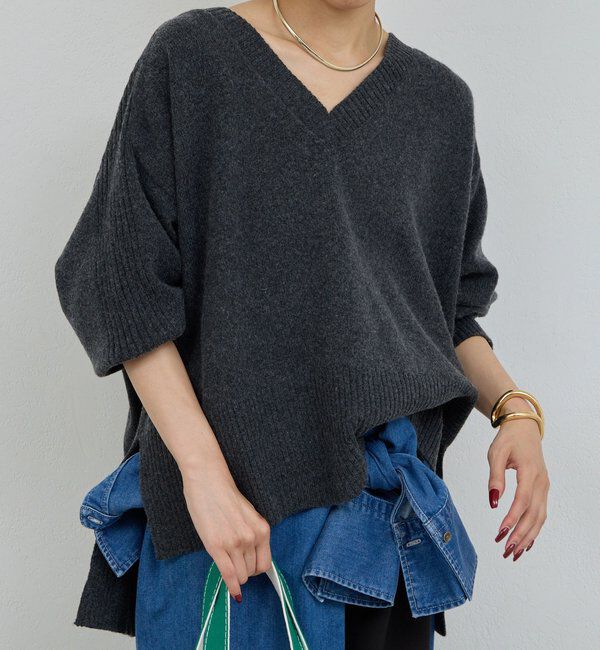  「【脱マンネリニット】【MANAKAコラボ】フードセットニット」|ニット・セーター|