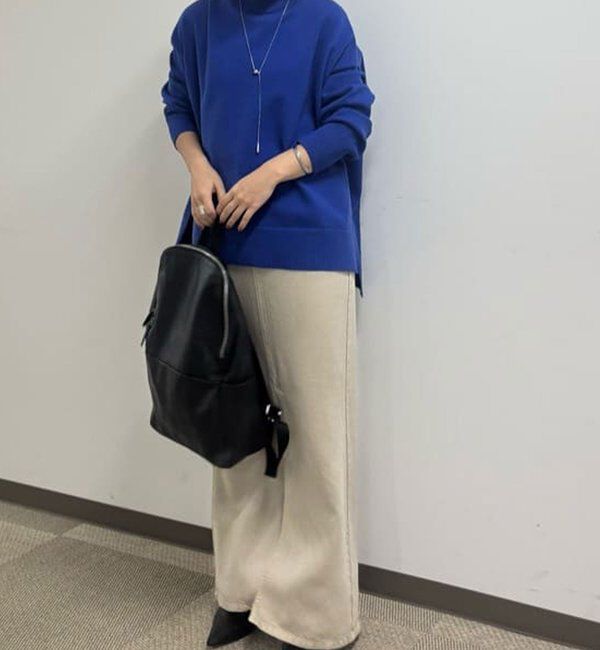  「【手洗い可】【全骨格対応】オーバータートルニット」|ニット・セーター|