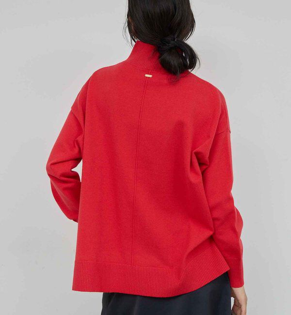  「【手洗い可】【全骨格対応】オーバータートルニット」|ニット・セーター|