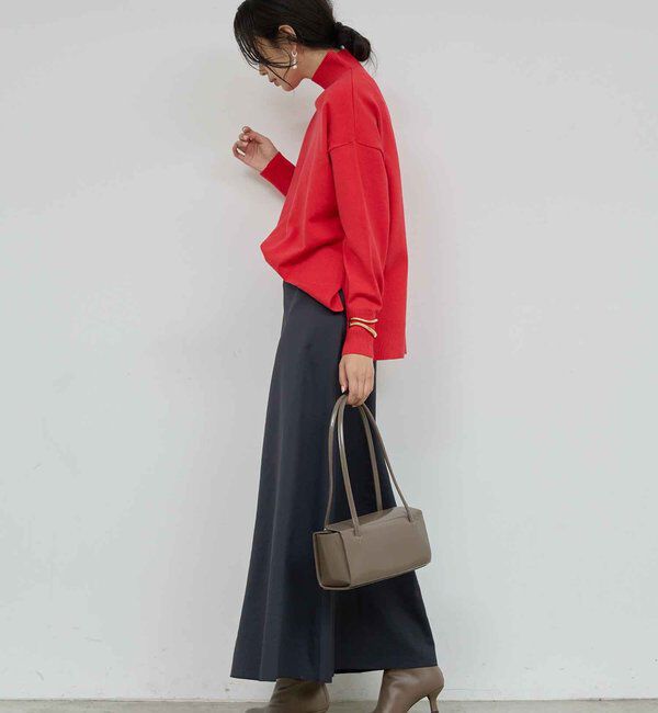  「【手洗い可】【全骨格対応】オーバータートルニット」|ニット・セーター|