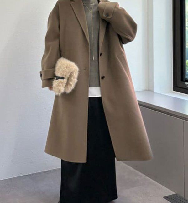  「【手洗い可】【全骨格対応】オーバータートルニット」|ニット・セーター|