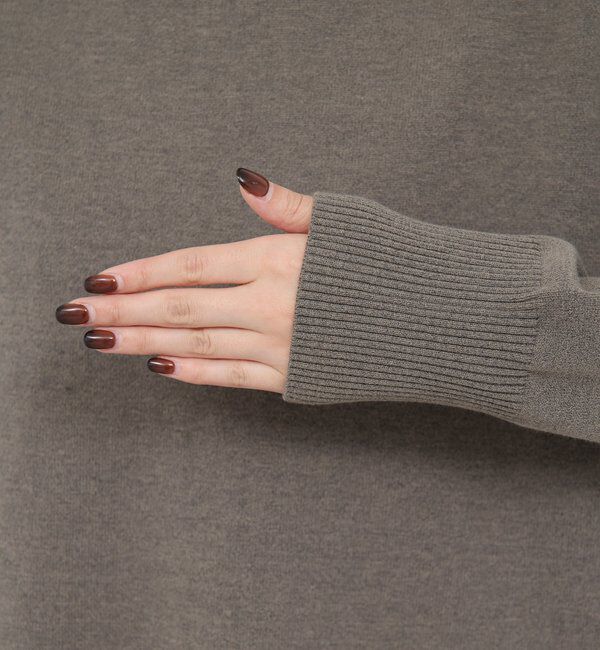  「【手洗い可】【全骨格対応】オーバータートルニット」|ニット・セーター|