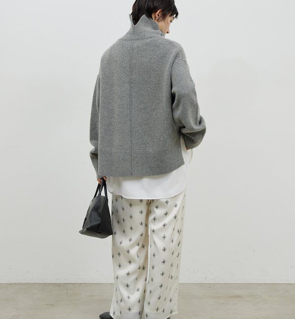  「【手洗い可】ウールタートルプルオーバー」|ニット・セーター|