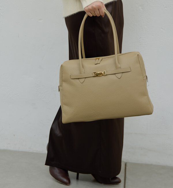  「【お仕事/出張/旅行にぴったり！】【2.718】バックルボストンバッグ」|トートバッグ|