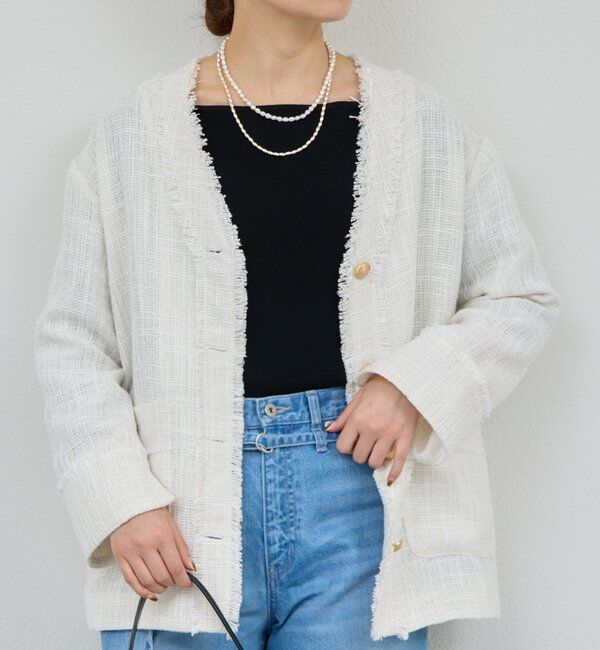  「【手洗い可】ツイードジャケット」|その他|