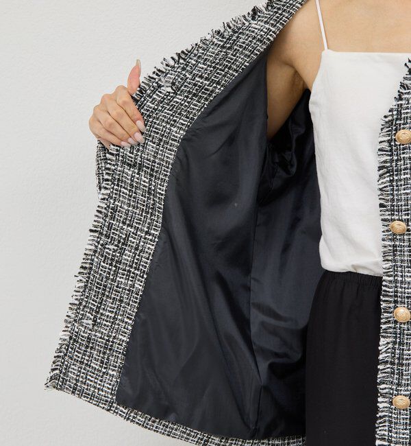  「【手洗い可】ツイードジャケット」|その他|