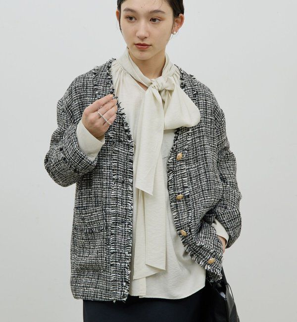  「【手洗い可】ツイードジャケット」|その他|