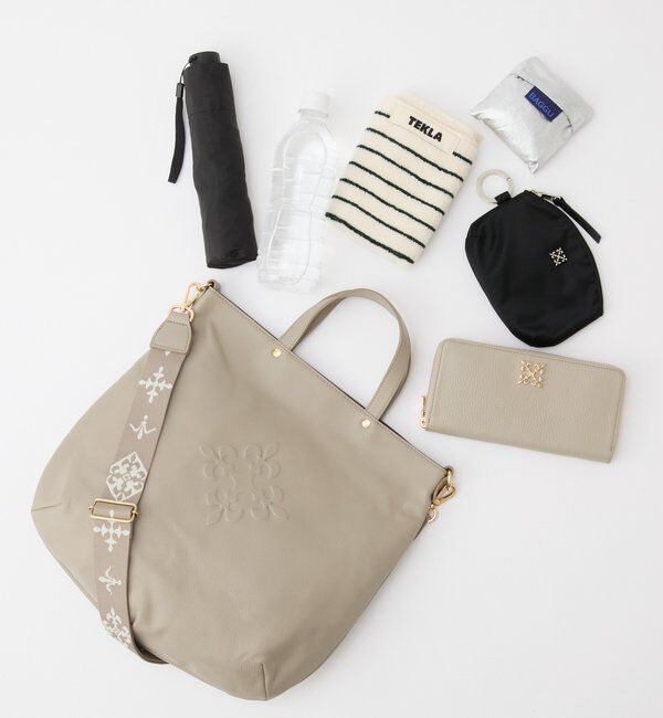  「スリム2WAYトートバッグ <エンボスモノグラム>」|トートバッグ|