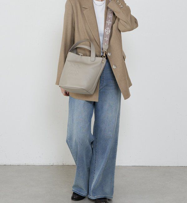  「エンボスモノグラム2WAYミニトートバッグ」|トートバッグ|