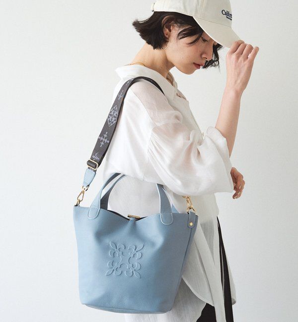  「エンボスモノグラム2WAYミニトートバッグ」|トートバッグ|