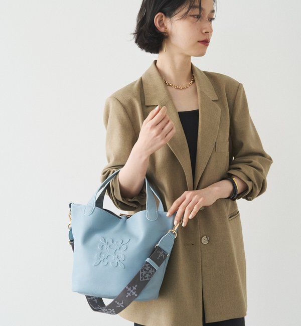  「エンボスモノグラム2WAYミニトートバッグ」|トートバッグ|