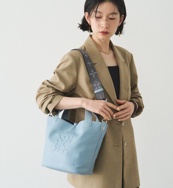  「エンボスモノグラム2WAYミニトートバッグ」|トートバッグ|