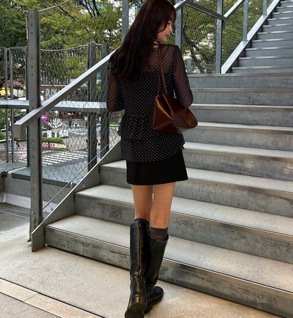  「ドットティアードプルオーバー」|Tシャツ・カットソー|