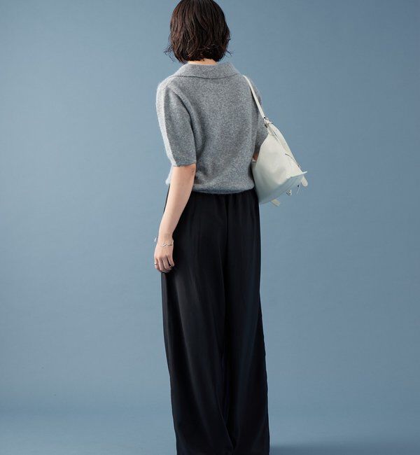  「【オールシーズン対応/WEB限定アイボリー】フリルイージーパンツ」|チノ|