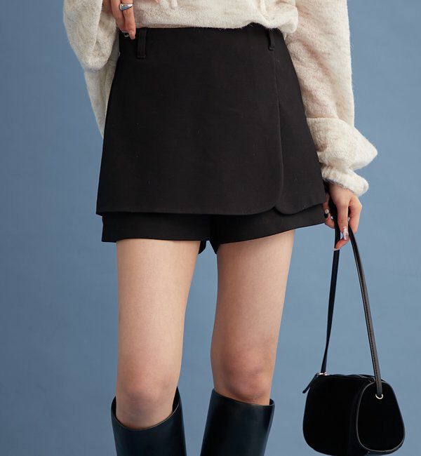  「ラップレイヤードミニスカパン	」|チノ|