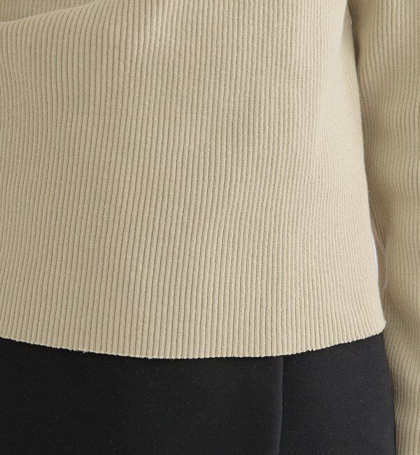 「オフショルリブニット」|ニット・セーター|