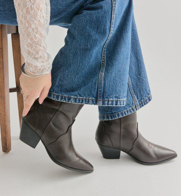  「ウエスタンブーツ」|ロングブーツ|