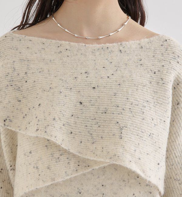  「クロスニットスリットキャミSET」|ニット・セーター|