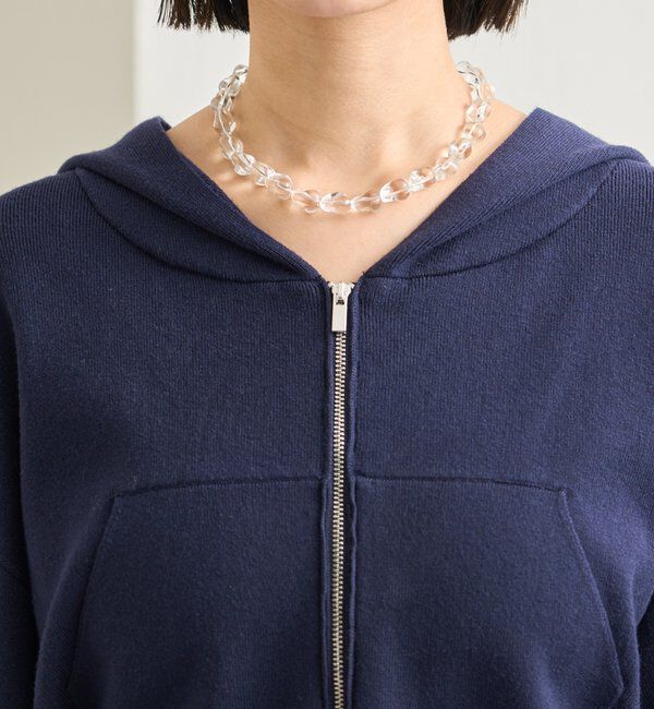  「フーディーニットショートパーカー」|パーカー|