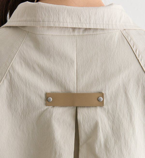  「スタンドカラーショートトレンチ」|トレンチコート|