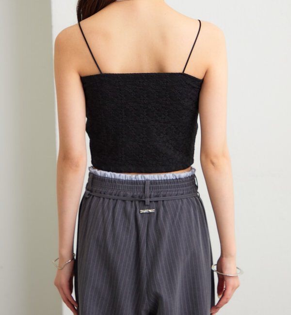  「パット付きレースキャミソール」|キャミソール|