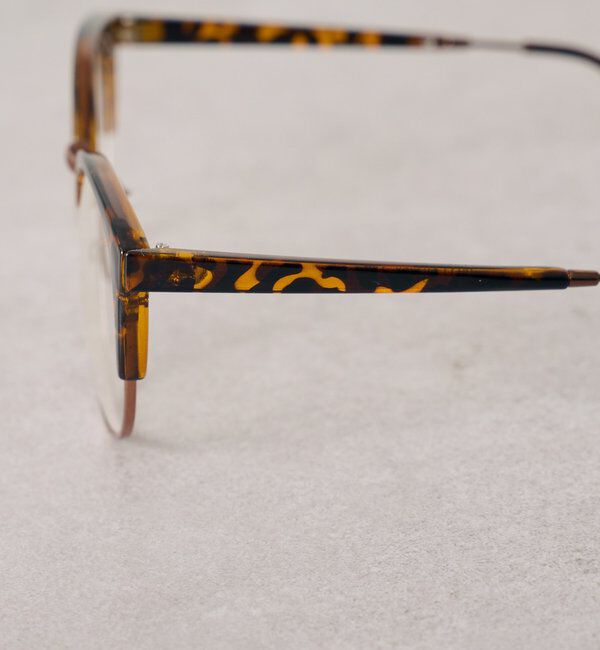  「マーブルハーフリムメガネ」|サングラス|