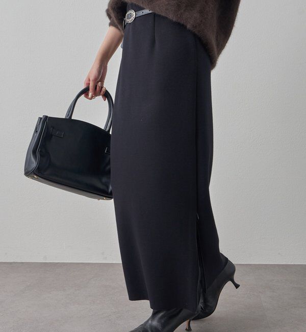  「【Lサイズも登場！】ポンチZIPタイトスカート」|スカート|