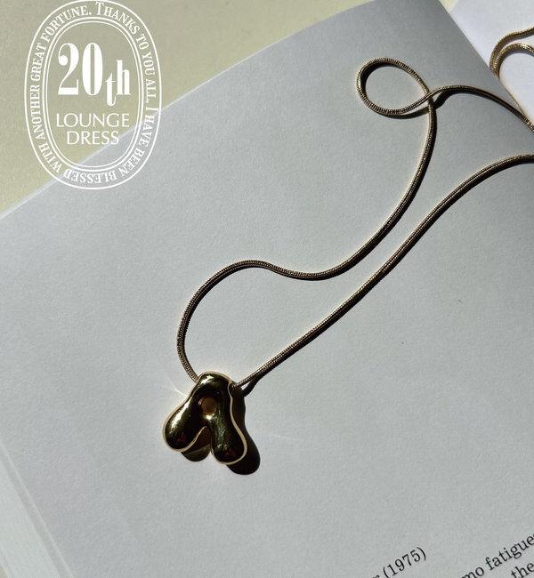  「【GALENA】20thイニシャルネックレス」|リング|ゴールド