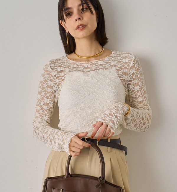  「カットレースプルオーバー」|Tシャツ・カットソー|