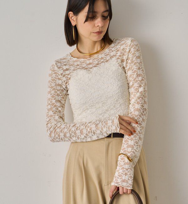  「カットレースプルオーバー」|Tシャツ・カットソー|