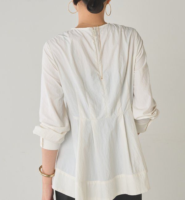  「Aラインペプラムブラウス」|シャツ・ブラウス|