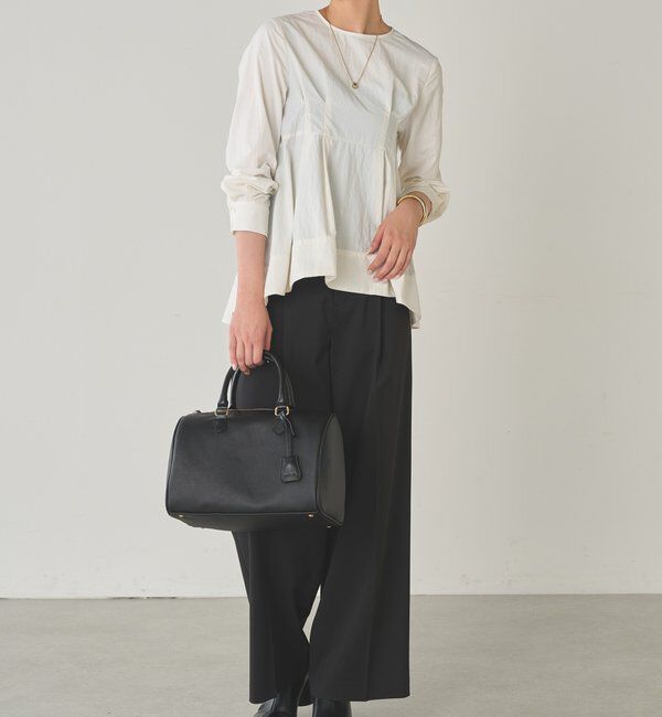  「Aラインペプラムブラウス」|シャツ・ブラウス|