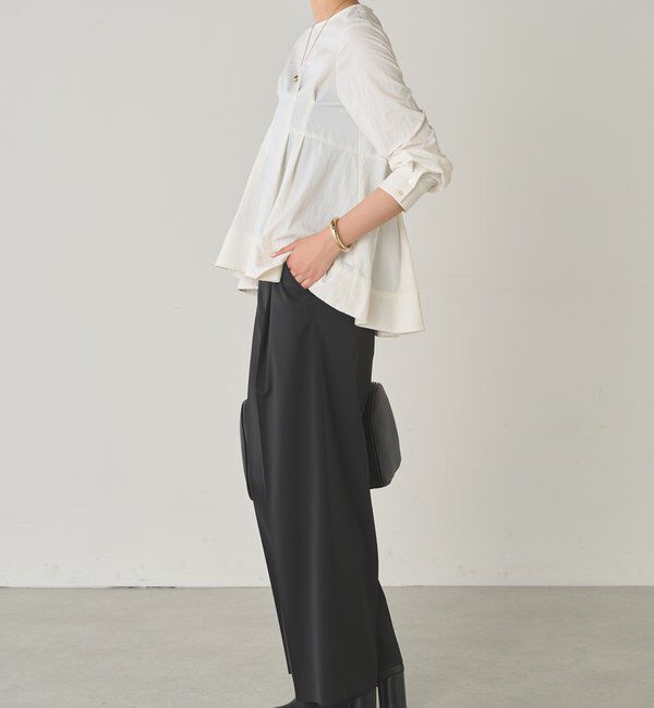  「Aラインペプラムブラウス」|シャツ・ブラウス|