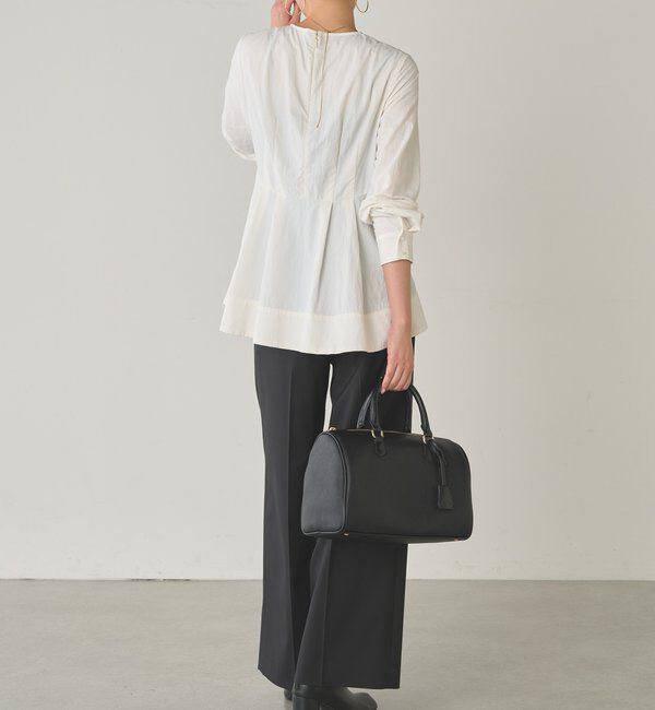  「Aラインペプラムブラウス」|シャツ・ブラウス|