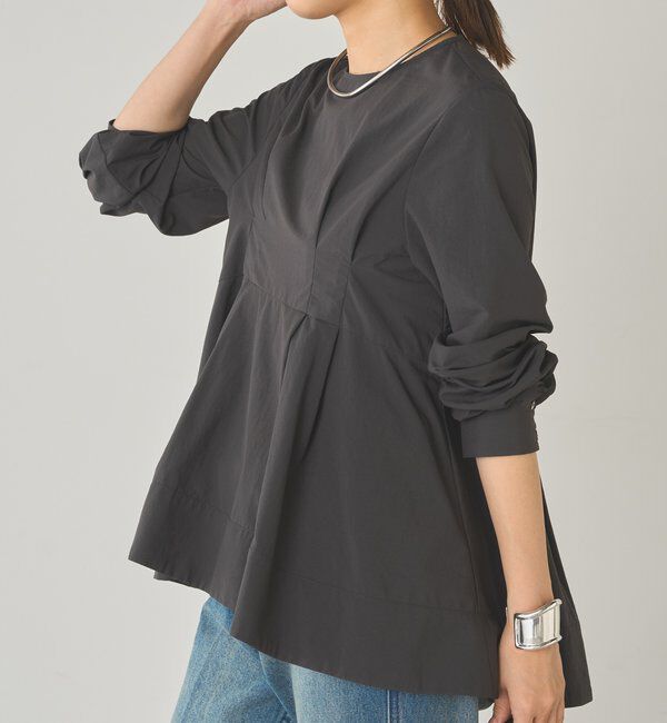  「Aラインペプラムブラウス」|シャツ・ブラウス|