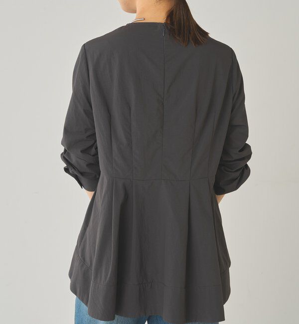  「Aラインペプラムブラウス」|シャツ・ブラウス|